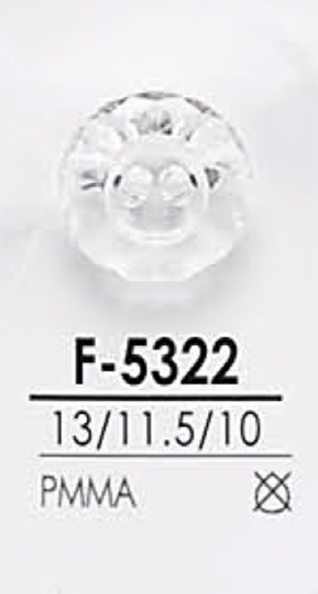 F5322 Diamond Cut Button IRIS