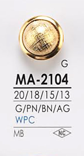 MA2104 Metal Button IRIS