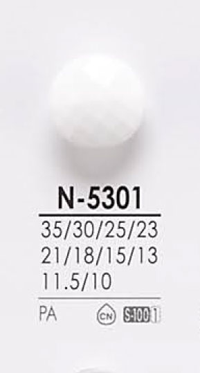 N5301 Button For Dyeing IRIS