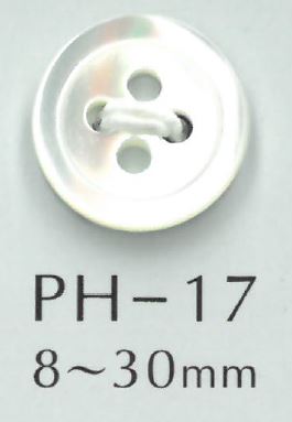 PH17 4 Holes 17 Shell Button Sakamoto Saji Shoten
