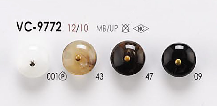VC9772 Shell Pin Curl Button IRIS