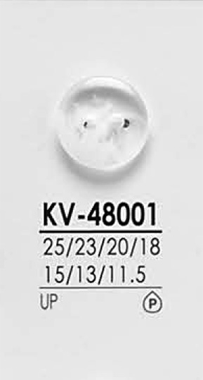 KV48001 Black &amp; Dyeing Shirt Button IRIS