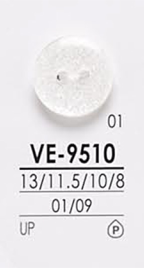 VE9510 Black &amp; Dyeing Shirt Button IRIS