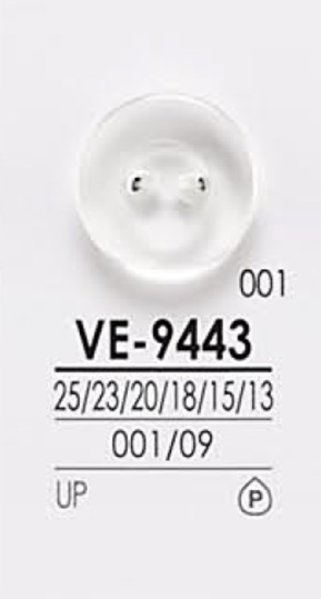 VE9443 Black &amp; Dyeing Shirt Button IRIS