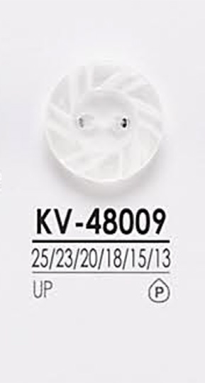 KV48009 2 Hole Simple Polyester Button IRIS