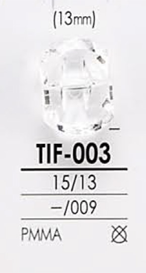 TIF003 Diamond Cut Button IRIS