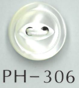 PH306 Cat-eye Shell Button With Border Sakamoto Saji Shoten