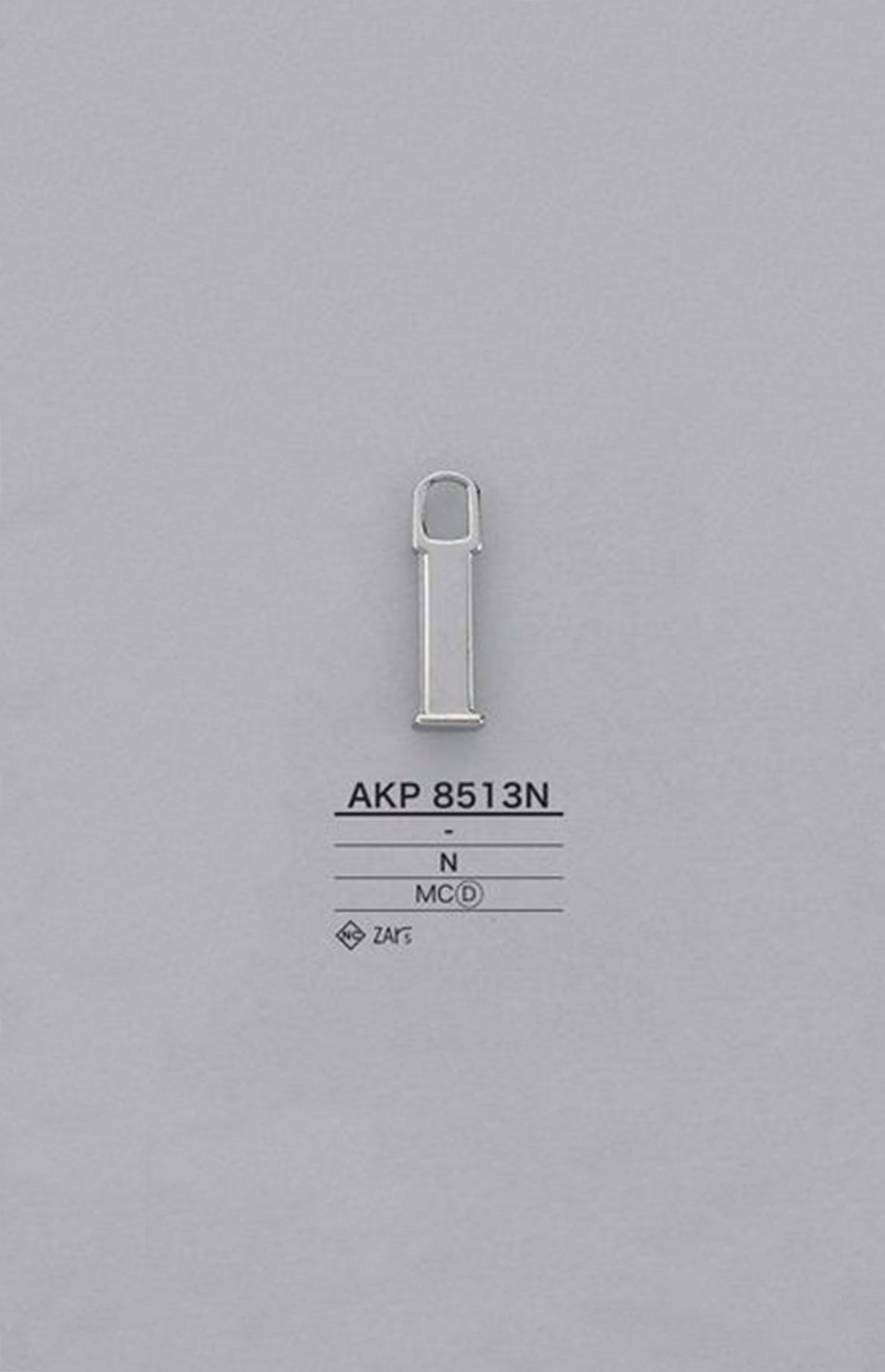 AKP8513N Zipper Point (Pull Tab) IRIS