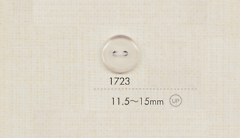 1723 DAIYA BUTTONS 2-hole Polyester Button (Clear Mat) DAIYA BUTTON