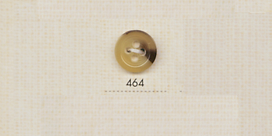 464 DAIYA BUTTONS 4-hole Buffalo-like Polyester Button (Ocher) DAIYA BUTTON