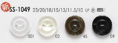 SS1049 Bordered Shell-like Button IRIS