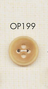 OP199 Elegant Buffalo-like Matte 4-hole Polyester Button DAIYA BUTTON