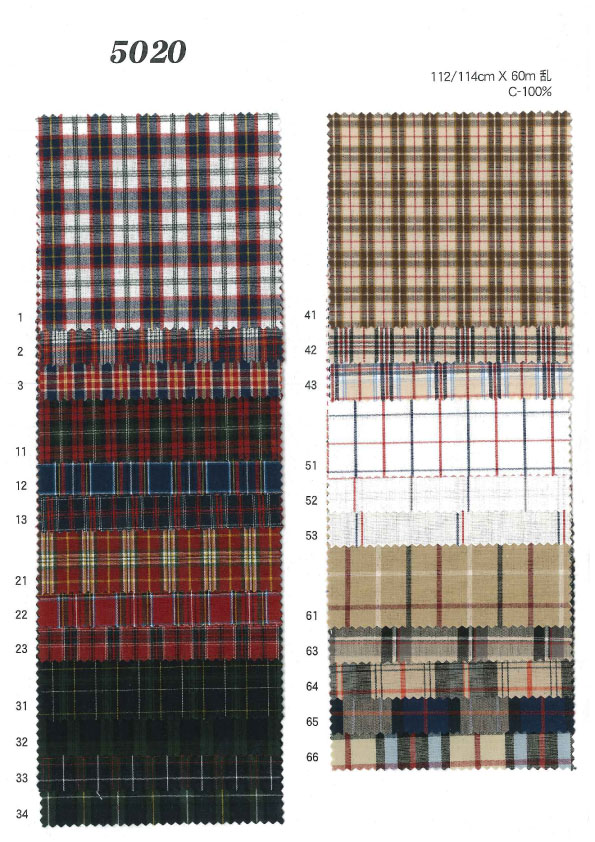 MU5020 Dump Check[Textile / Fabric] Ueyama Textile