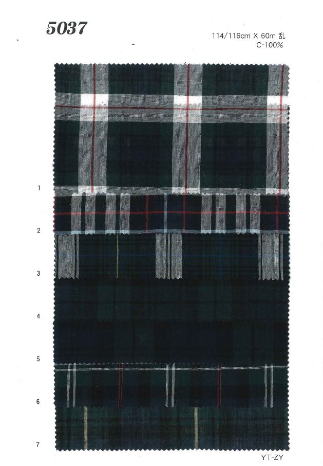 MU5037 Lawn Check[Textile / Fabric] Ueyama Textile
