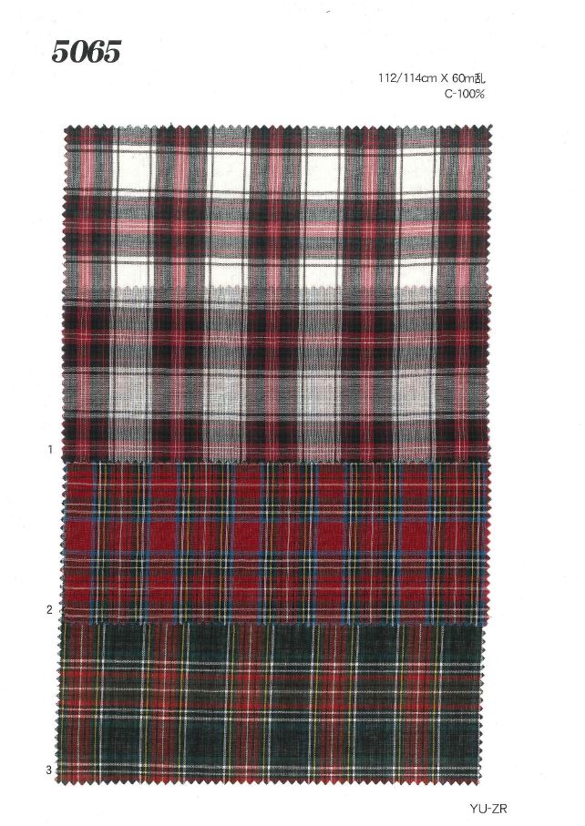 MU5065 Lawn Check[Textile / Fabric] Ueyama Textile