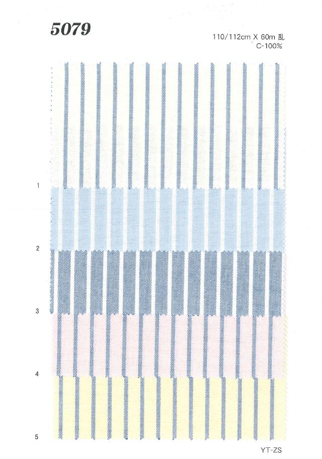 MU5079 Oxford Stripe[Textile / Fabric] Ueyama Textile