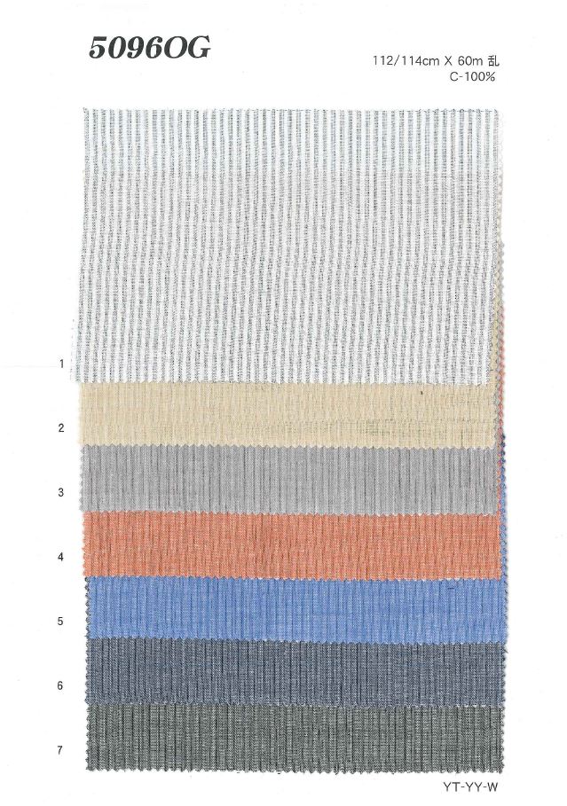 MU5096 Double Gauze Stripe[Textile / Fabric] Ueyama Textile