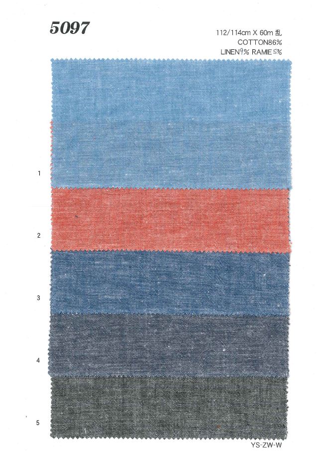 MU5097 Linen Dungaree[Textile / Fabric] Ueyama Textile