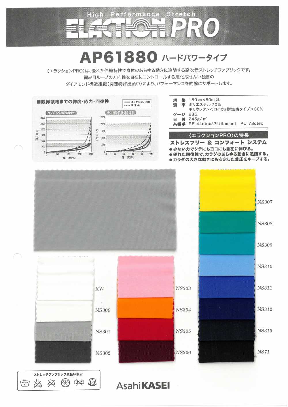 AP61880 High Power Power Type[Textile / Fabric] Japan Stretch