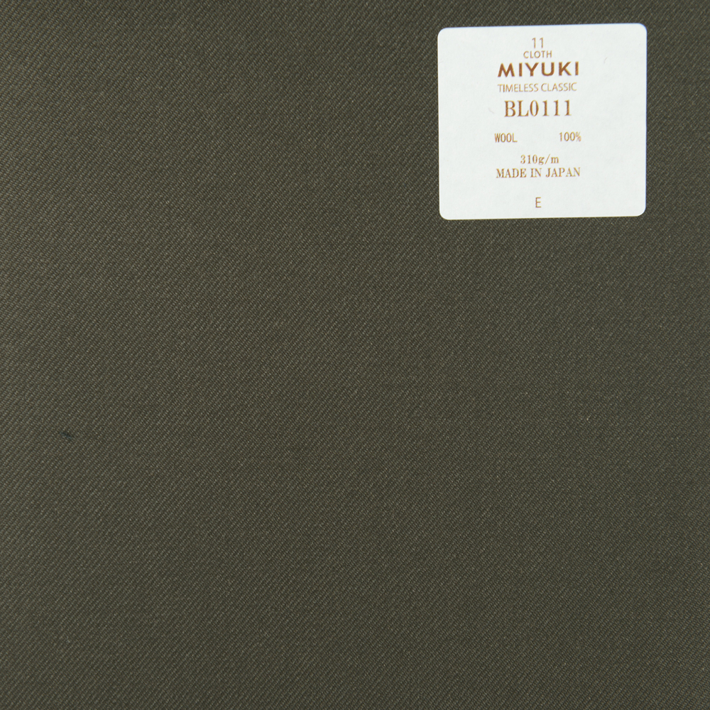 BL0111 Timeless Classic Classic Plain Dark Green Tea[Textile] Miyuki Keori (Miyuki)