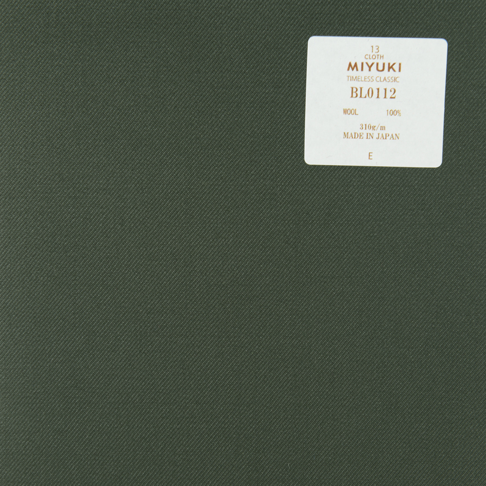 BL0112 Timeless Classic Classic Plain Green[Textile] Miyuki Keori (Miyuki)