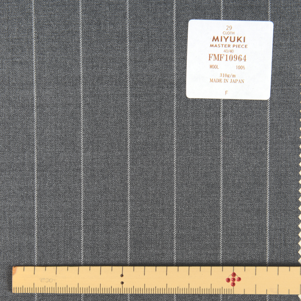 FMF10964 Masterpiece 40/40 Wide Pitch Stripe Gray[Textile] Miyuki Keori (Miyuki)