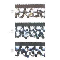 113-221 Sequin Stretch Frills[Ribbon Tape Cord] DARIN Sub Photo