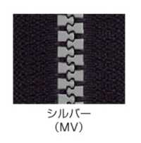 3VSMVC Vislon&#174; Metallic Zipper Size 3 Silver Close YKK Sub Photo