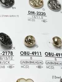 OBU4911 Screw Motif Metal Button IRIS Sub Photo