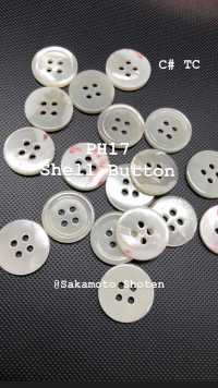 PH17 4 Holes 17 Shell Button Sakamoto Saji Shoten Sub Photo