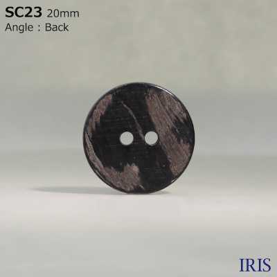 SC23 Natural Material Shell 2 Holes Glossy Button IRIS Sub Photo
