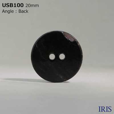 USB100 Natural Dyed Material, Mother Of Pearl Shell, 2 Holes On The Front, Glossy Buttons IRIS Sub Photo