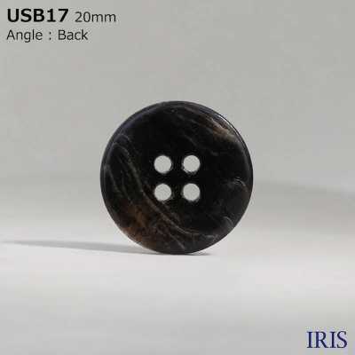 USB17 Natural Dyed Material, Mother Of Pearl Shell, 4 Holes On The Front, Glossy Buttons IRIS Sub Photo