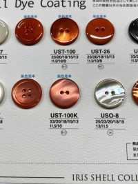 UST17K Natural Material Dyed 4- Shell Shell Button IRIS Sub Photo