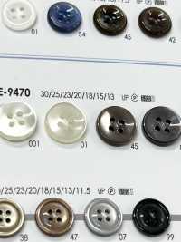 VE9470 Polyester Resin Button With 4 Front Holes IRIS Sub Photo