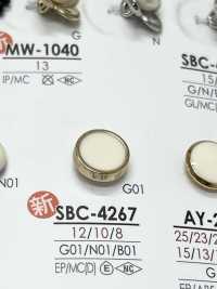 SBC4267 Metal Button For Dyeing IRIS Sub Photo