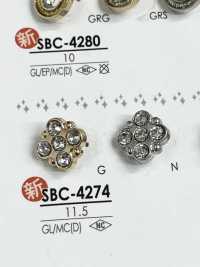 SBC4274 Crystal Stone Button IRIS Sub Photo