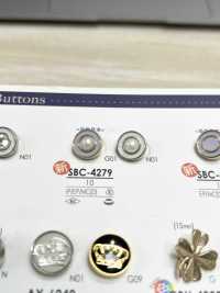 SBC4279 Metal Button For Dyeing IRIS Sub Photo