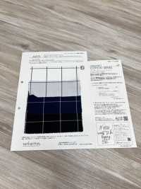 14253 Yarn-dyed Organic Cotton 60s Broadcloth Window Pen Check[Textile / Fabric] SUNWELL Sub Photo