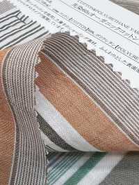 35464 Yarn 60s Organic Cotton Shirring Big Multi Stripe[Textile / Fabric] SUNWELL Sub Photo