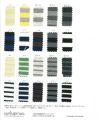 15644 60/2 Silo ULTIMA Lyocell Cotton Jersey Horizontal Stripes[Textile / Fabric] SUNWELL Sub Photo