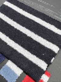 1077600 TC Boucle Yarn Dyed Cotton Jersey Horizontal Stripes[Textile / Fabric] Takisada Nagoya Sub Photo