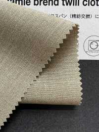 1069008 Soalon Triacetate Linen MIX SOLOTEX Stretch Twill[Textile / Fabric] Takisada Nagoya Sub Photo