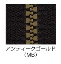 10VMBMR Vislon Metallic Zipper Size 10 Antique Gold Two Way Separator YKK Sub Photo