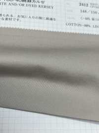 2412 Sun-dried Vintage Washer Processing CPT60/40 Linen Linen Kersey[Textile / Fabric] VANCET Sub Photo