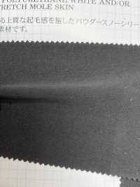2616 Powder Snow 30 × 40/2 Moleskin Stretch[Textile / Fabric] VANCET Sub Photo