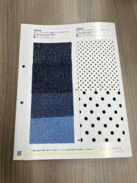 349 40 / Circular Rib Denim Print (Mercerized)[Textile / Fabric] VANCET Sub Photo