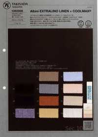 1092008 Aibini EXTRALINO LINEN X COOLMAX®[Textile / Fabric] Takisada Nagoya Sub Photo
