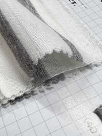 408 Cotton Modal 30/ Jersey-cloth Horizontal Stripes (UV Processing)[Textile / Fabric] VANCET Sub Photo