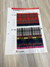 FT198 Ny Yarn Dyed Lattice Taffeta[Textile / Fabric] Masuda Sub Photo